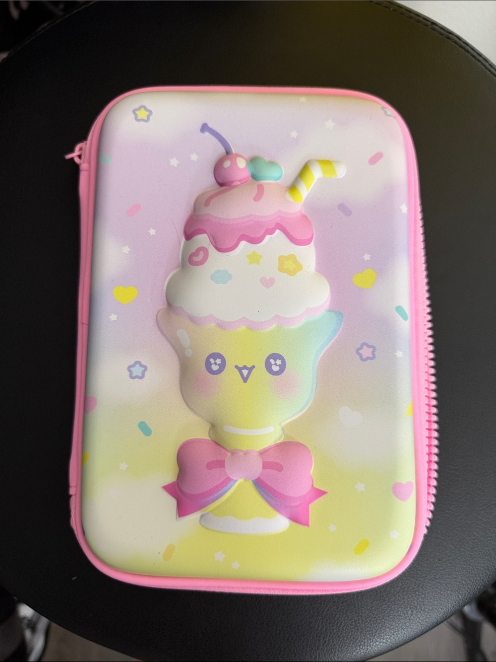 Blippo harajuku kawaii ice cream pink pencil case
